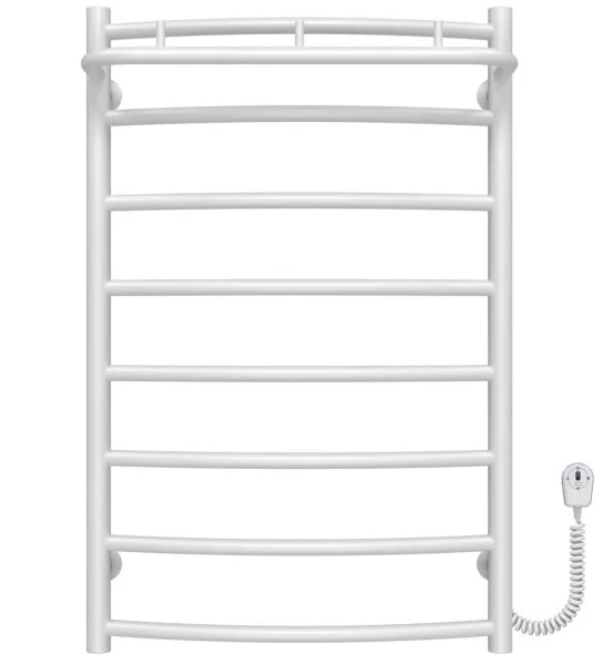 Электрический полотенцесушитель Deffi Классик N П8 500х800 правое подключение белый C.KN.80.50.8.E.W.R.5