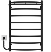 Електрична сушарка для рушників Deffi Класик N П8 500х800 ліве підключення JD03 чорний C.KN.80.50.8.E.B.L.1