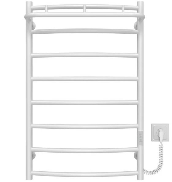 Электрический полотенцесушитель Deffi Классик N П8 500х800 правое подключение WD03 белый C.KN.80.50.8.E.W.R.1