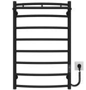 Электрический полотенцесушитель Deffi Классик N П8 500х800 правое подключение JD03 черный C.KN.80.50.8.E.B.R.1