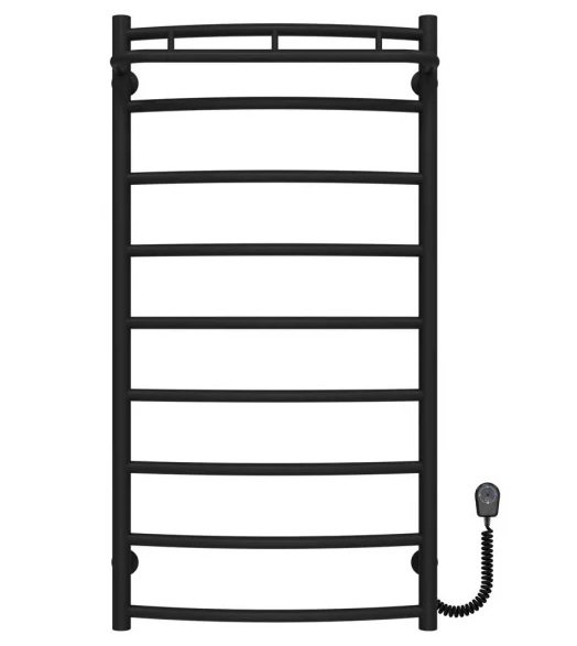 Электрический полотенцесушитель Deffi Классик N П9 500х1000 правое подключение черный C.KN.100.50.9.E.B.R.5