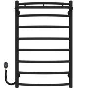 Електрична сушарка для рушників Deffi Класик N П8 500х800 ліве підключення чорний C.KN.80.50.8.E.B.L.5