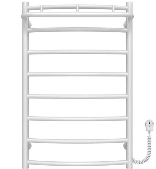 Электрический полотенцесушитель Deffi Классик N П8 500х800 правое подключение белый C.KN.80.50.8.E.W.R.5
