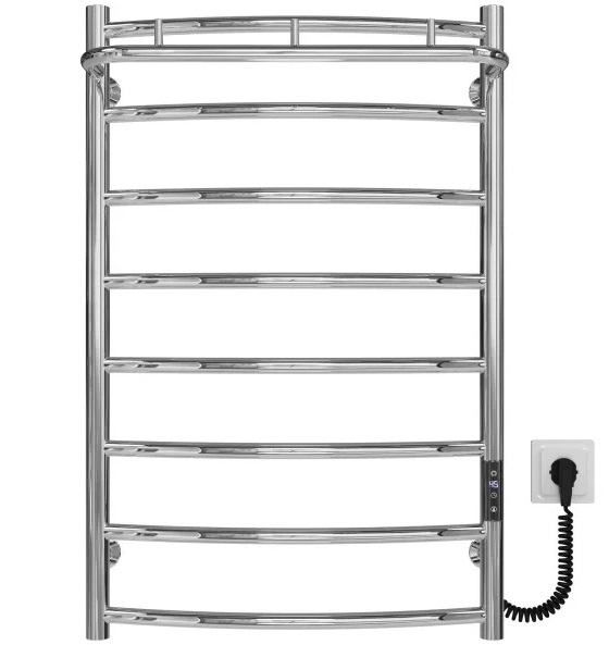 Электрический полотенцесушитель Deffi Классик N П8 500х800 правое подключение JD03 хром C.KN.80.50.8.E.C.R.1