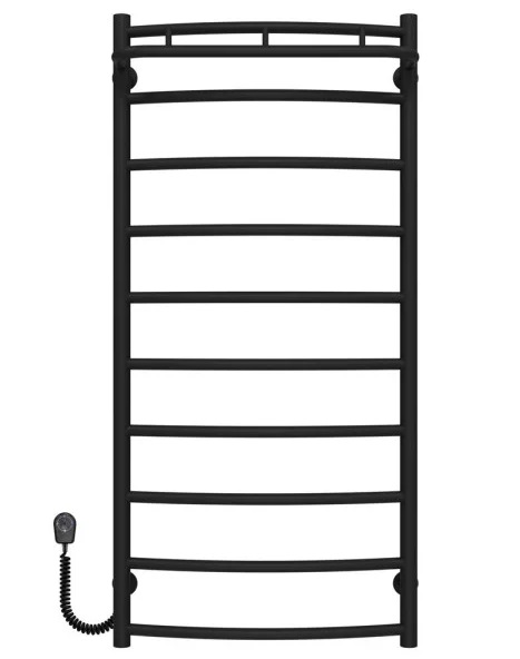 Электрический полотенцесушитель Deffi Классик N П10 500х1100 левое подключение черный C.KN.110.50.10.E.B.L.5