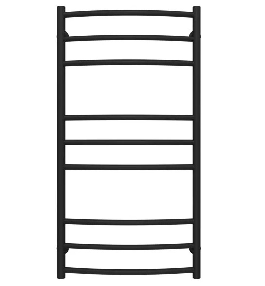 Сушка для рушників водяна Deffi Класик Еліт П9 400х1000 нижнє підключення чорний C.KE.100.40.9.B.A