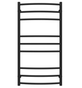 Полотенцесушитель водяной Deffi Классик Элит П9 400х1000 боковое левое подключение черный C.KE.100.40.9.B.B