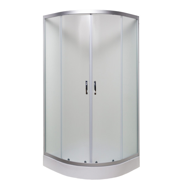 Душевая кабина Vivia 091 JK New 90х90 профиль сатин/матовое стекло А0050230