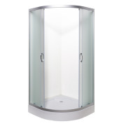 Душова кабіна Vivia 092 JK New 90х90 профіль сатин/скло fabric А0054764