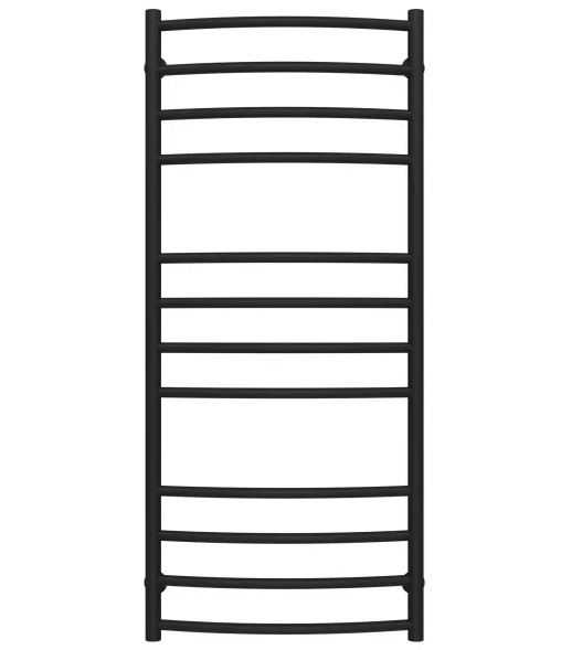 Полотенцесушитель водяной Deffi Классик Элит П12 400х1200 боковое левое подключение черный C.KE.120.40.12.B.B