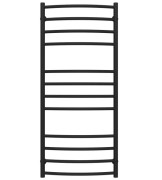 Полотенцесушитель водяной Deffi Классик Элит П12 400х1200 боковое левое подключение черный C.KE.120.40.12.B.B