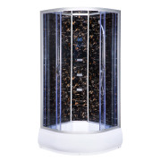 Гідромасажний бокс Vivia TKF 90-30 Venom BG 90x90 профіль сатин/тоноване скло А0046367