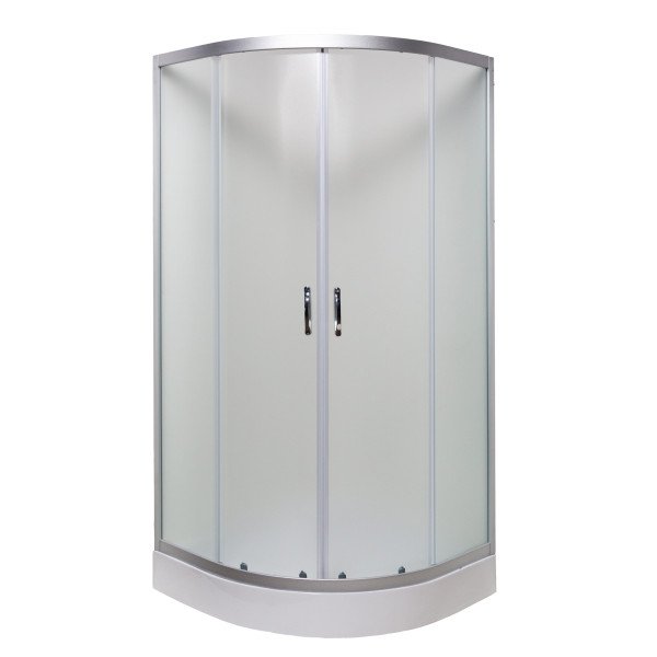 Душевая кабина Vivia 101 RC 100х100 профиль сатин/стекло fabric А0051334