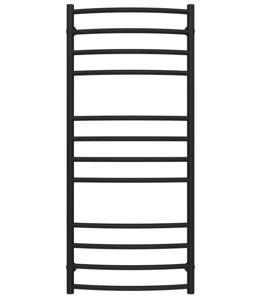 Полотенцесушитель водяной Deffi Классик Элит П12 400х1200 боковое левое подключение черный C.KE.120.40.12.B.B