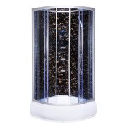 Гидромассажный бокс Vivia TKF 90-30 Venom BG 90x90 профиль сатин/тонированное стекло А0046367