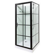 Гидромассажный бокс Insana Agata 9900 NEW 90x90 профиль черный/прозрачное стекло А0048357