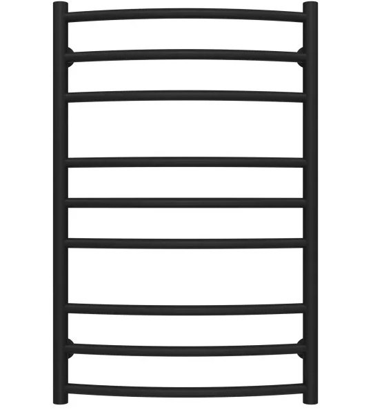 Полотенцесушитель водяной Deffi Классик Элит П9 400х800 боковое правое подключение черный C.KE.80.40.9.B.C