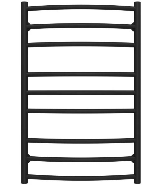 Сушка для рушників водяна Deffi Класик Еліт П9 500х800 нижнє підключення чорний C.KE.80.50.9.B.A