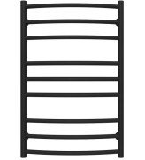 Полотенцесушитель водяной Deffi Классик Элит П9 400х800 боковое правое подключение черный C.KE.80.40.9.B.C