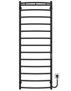 Електрична сушарка для рушників Deffi Класик N П13 500х1400 праве підключення JD03 чорний C.KN.140.50.13.E.B.R.1