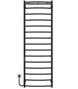 Электрический полотенцесушитель Deffi Классик N П15 500х1600 левое подключение JD03 черный C.KN.160.50.15.E.B.L.1