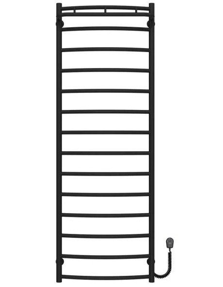 Электрический полотенцесушитель Deffi Классик N П14 500х1500 правое подключение черный C.KN.150.50.14.E.B.R.5
