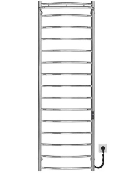 Электрический полотенцесушитель Deffi Классик N П15 500х1600 правое подключение JD03 хром C.KN.160.50.15.E.C.R.1