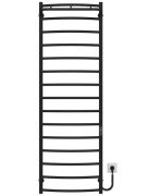 Електрична сушарка для рушників Deffi Класик N П15 500х1600 праве підключення JD03 чорний C.KN.160.50.15.E.B.R.1