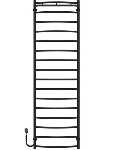Електрична сушарка для рушників Deffi Класик N П16 500х1700 ліве підключення чорний C.KN.170.50.16.E.B.L.5