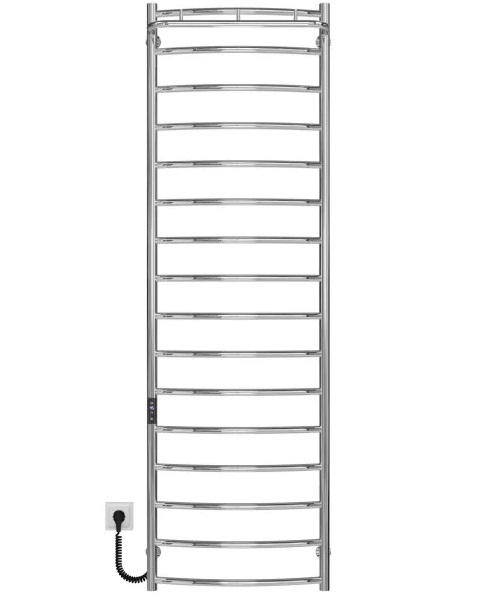 Електрична сушарка для рушників Deffi Класик N П16 500х1700 ліве підключення JD03 хром C.KN.170.50.16.E.C.L.1