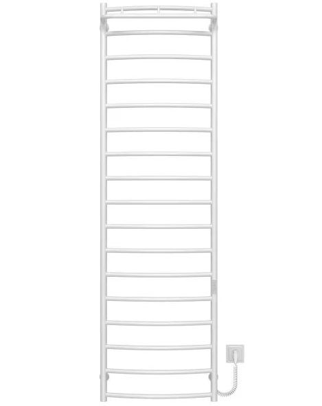 Електрична сушарка для рушників Deffi Класик N П17 500х1800 праве підключення WD03 білий C.KN.180.50.17.E.W.R.1