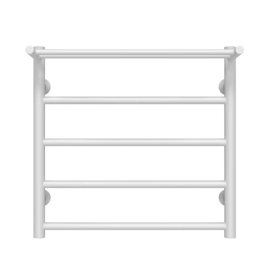 Полотенцесушитель водяной Deffi Терма П5 500х500 нижнее подключение белый C.TE.50.50.5.W.A