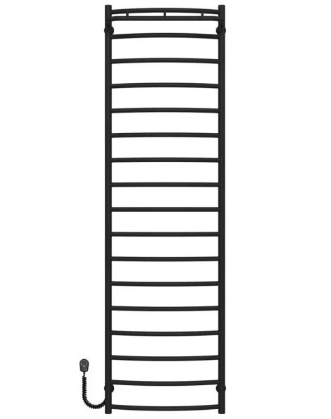 Електрична сушарка для рушників Deffi Класик N П17 500х1800 ліве підключення чорний C.KN.180.50.17.E.B.L.5