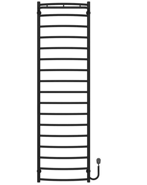 Електрична сушарка для рушників Deffi Класик N П17 500х1800 праве підключення чорний C.KN.180.50.17.E.B.R.5