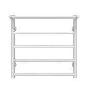 Полотенцесушитель водяной Deffi Терма П5 500х500 боковое правое подключение белый C.TE.50.50.5.W.C