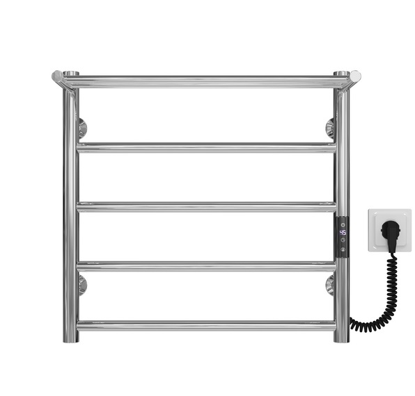 Электрический полотенцесушитель Deffi Терма П5 500х500 правое подключение JD03 хром C.TE.50.50.5.E.C.R.1