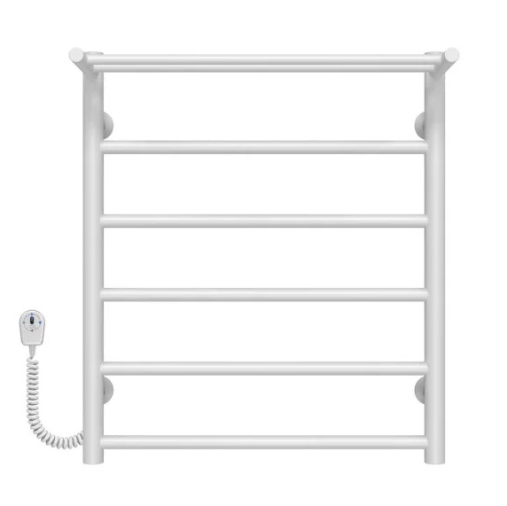 Електрична сушарка для рушників Deffi Терма П6 500х600 ліве підключення білий C.TE.60.50.6.E.W.L.5