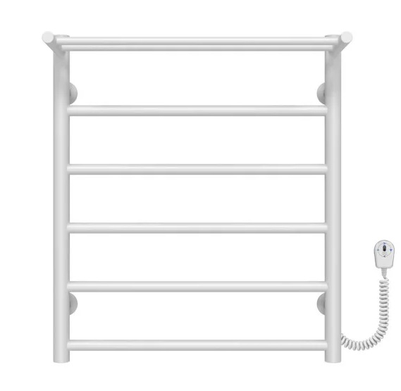 Електрична сушарка для рушників Deffi Терма П6 500х600 праве підключення білий C.TE.60.50.6.E.W.R.5