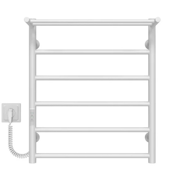 Електрична сушарка для рушників Deffi Терма П6 500х600 ліве підключення WD03 білий C.TE.60.50.6.E.W.L.3