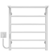 Електрична сушарка для рушників Deffi Терма П6 500х600 ліве підключення WD03 білий C.TE.60.50.6.E.W.L.3