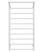 Полотенцесушитель водяной Deffi Терма П10 500х1000 нижнее подключение черный C.TE.100.50.10.B.A