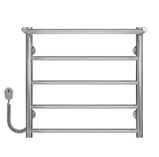 Електрична сушарка для рушників Deffi Терма П5 500х500 ліве підключення хром C.TE.50.50.5.E.C.L.5