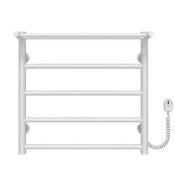 Электрический полотенцесушитель Deffi Терма П5 500х500 правое подключение белый C.TE.50.50.5.E.W.R.5