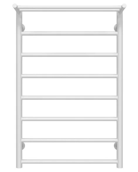 Сушка для рушників водяна Deffi Терма П7 500х700 бічне ліве підключення білий C.TE.80.50.8.W.B