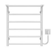 Електрична сушарка для рушників Deffi Терма П6 500х600 праве підключення WD03 білий C.TE.60.50.6.E.W.R.3