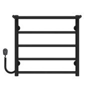 Электрический полотенцесушитель Deffi Терма П5 500х500 левое подключение черный C.TE.50.50.5.E.B.L.5