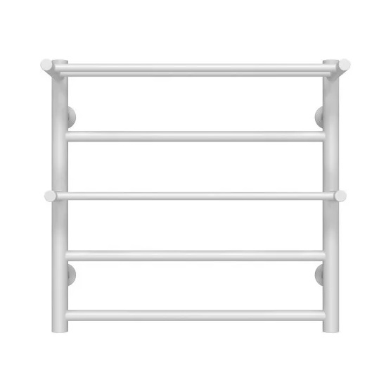 Сушка для рушників водяна Deffi Терма Плюс П5 500х500 бічне ліве підключення білий C.TA.50.50.5.W.B