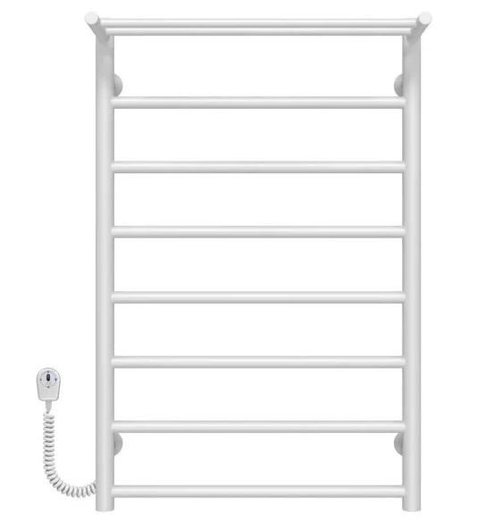 Электрический полотенцесушитель Deffi Терма П8 500х800 левое подключение белый C.TE.80.50.8.E.W.L.5