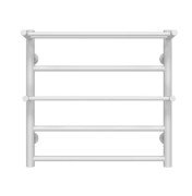 Полотенцесушитель водяной Deffi Терма Плюс П5 500х500 боковое правое подключение белый C.TA.50.50.5.W.C