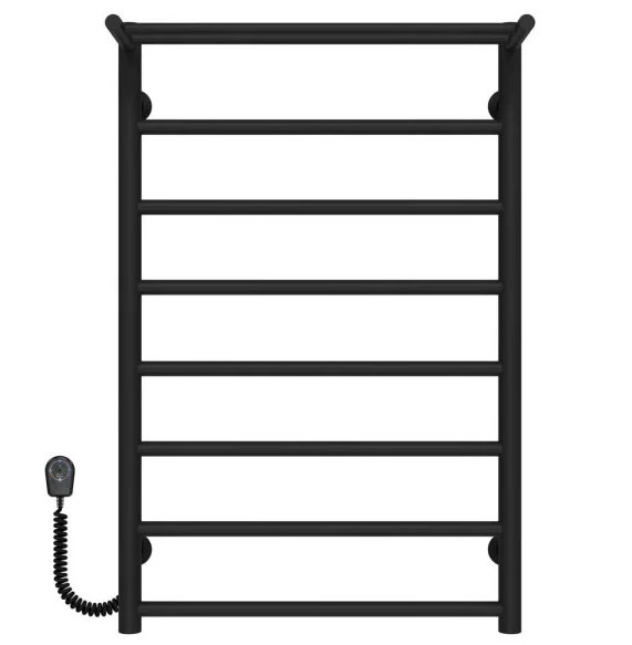 Електрична сушарка для рушників Deffi Терма П8 500х800 ліве підключення чорний C.TE.80.50.8.E.B.L.5